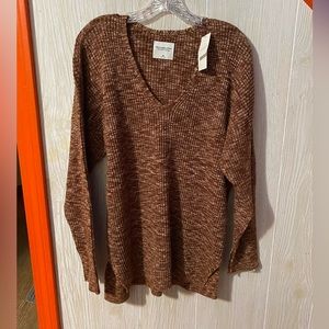 NWT Abercrombie and Fitch soft AF collection vneck sweater